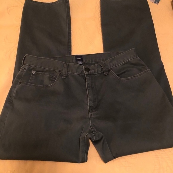 Gap Factory Jeans Dark Gray Denim Men's W33 L30 - Picture 6 of 16